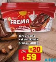TORKU FREMA KAKAOLU FINDIK KREMASI 400 G